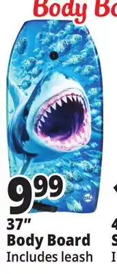 Ocean State Job Lot 37 Body Board offer
