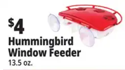Ocean State Job Lot Hummingbird Window Feeder offer