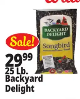 Ocean State Job Lot 25 Lb. Backyard Delight offer