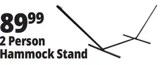Ocean State Job Lot 2 Person Hammock Stand offer