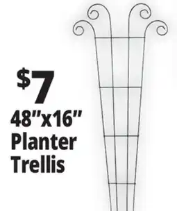 Ocean State Job Lot 48x16 Planter Trellis offer
