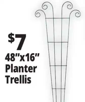 Ocean State Job Lot 48x16 Planter Trellis offer