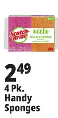 Ocean State Job Lot 4 Pk. Handy Sponges offer