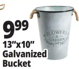 Ocean State Job Lot 13x10 Galvanized Bucket offer