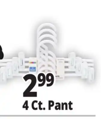 Ocean State Job Lot Hangers 4 Ct. Pant offer