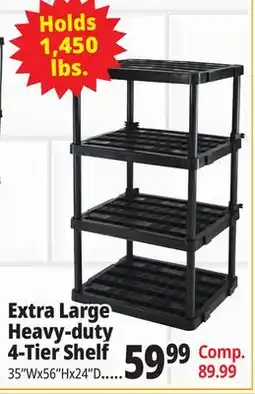 Ocean State Job Lot Extra Large Heavy-duty 4-Tier Shelf offer