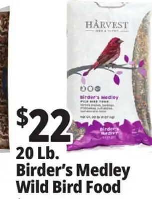 Ocean State Job Lot 20 Lb. Birder's Medley Wild Bird Food offer