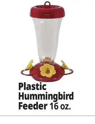 Ocean State Job Lot Plastic Hummingbird Feeder offer