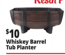 Ocean State Job Lot Whiskey Barrel Tub Planter offer