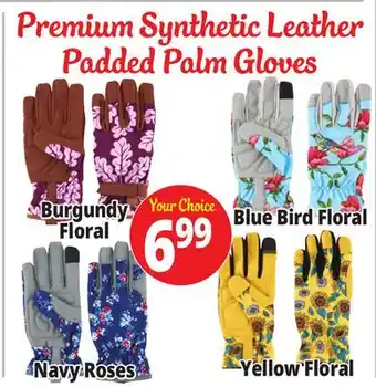 Ocean State Job Lot Premium Synthetic Leather Padded Palm Gloves offer