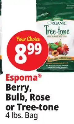 Ocean State Job Lot Espoma Berry, Bulb, Rose or Tree-tone offer