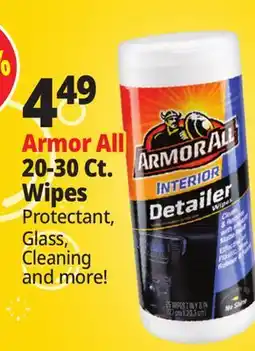 Ocean State Job Lot Armor All 20-30 Ct. Wipes offer
