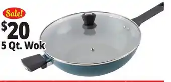 Ocean State Job Lot 5 Qt. Wok offer