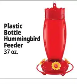 Ocean State Job Lot Plastic Bottle Hummingbird Feeder offer