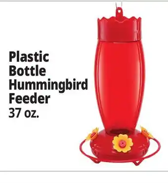 Ocean State Job Lot Plastic Bottle Hummingbird Feeder offer