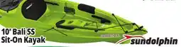 Ocean State Job Lot Sundolphin 10' Bali SS Sit-On Kayak offer