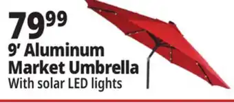 Ocean State Job Lot 9' Aluminum Market Umbrella offer