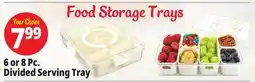 Ocean State Job Lot 6 or 8 Pc. Divided Serving Tray offer