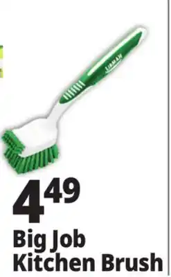 Ocean State Job Lot Big Job Kitchen Brush offer