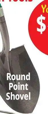 Ocean State Job Lot Round Point Shovel offer
