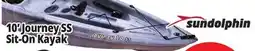 Ocean State Job Lot Sundolphin 10' Journey SS Sit-On Kayak offer