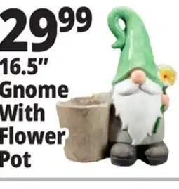 Ocean State Job Lot 16.5 Gnome With Flower Pot offer