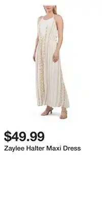 TJ Maxx Zaylee Halter Maxi Dress offer