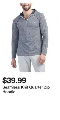 TJ Maxx Seamless Knit Quarter Zip Hoodie offer