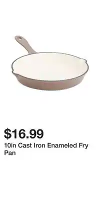TJ Maxx 10in Cast Iron Enameled Fry Pan offer