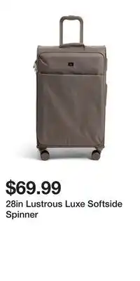 TJ Maxx 28in Lustrous Luxe Softside Spinner offer