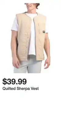 TJ Maxx Quilted Sherpa Vest offer