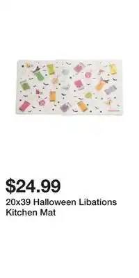 TJ Maxx 20x39 Halloween Libations Kitchen Mat offer