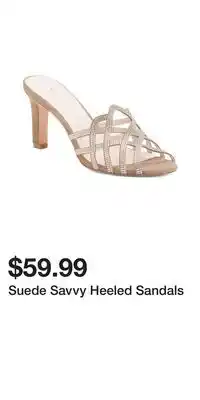 TJ Maxx Suede Savvy Heeled Sandals offer