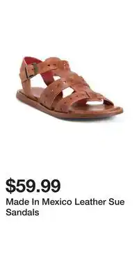 TJ Maxx Made In Mexico Leather Sue Sandals offer