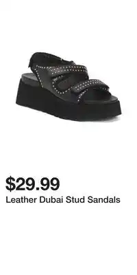 TJ Maxx Leather Dubai Stud Sandals offer
