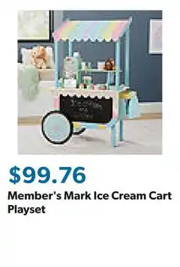 Sam's Club Member's Mark Ice Cream Cart Playset offer