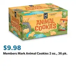Sam's Club Members Mark Animal Cookies 2 oz., 36 pk offer