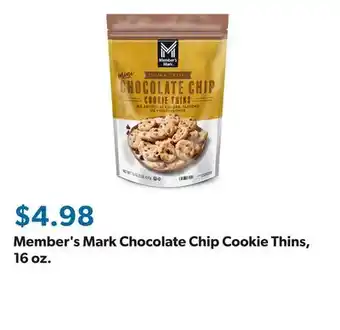 Sam's Club Member's Mark Chocolate Chip Cookie Thins, 16 oz offer
