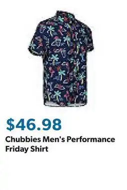 Sam's Club Chubbies Men's Performance Friday Shirt offer