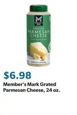 Sam's Club Member's Mark Grated Parmesan Cheese, 24 oz offer