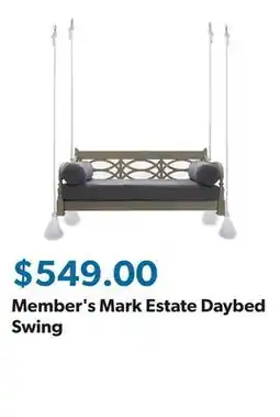 Sam's Club Member's Mark Estate Daybed Swing offer