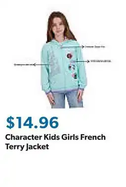 Sam's Club Character Kids Girls French Terry Jacket offer