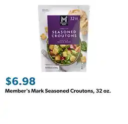 Sam's Club Member's Mark Seasoned Croutons, 32 oz offer