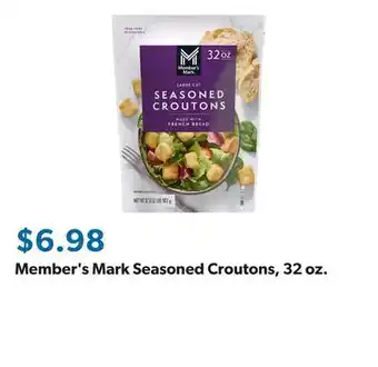 Sam's Club Member's Mark Seasoned Croutons, 32 oz offer