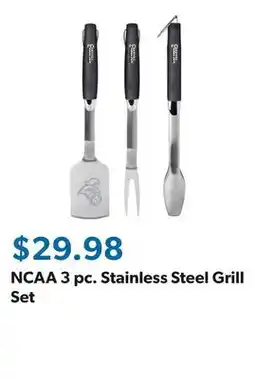 Sam's Club NCAA 3 pc. Stainless Steel Grill Set offer