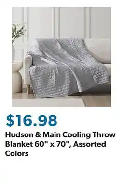 Sam's Club Hudson & Main Cooling Throw Blanket 60 x 70, Assorted Colors offer