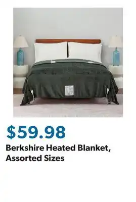 Sam's Club Berkshire Heated Blanket, Assorted Sizes offer