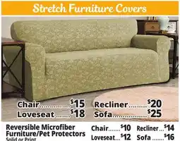 Ocean State Job Lot Stretch Furniture Covers offer