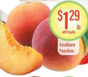 Chief Supermarket Southern peaches offer
