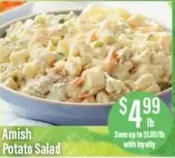 Chief Supermarket Amish potato salad offer